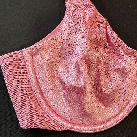 ~ Wacoal 34D Back Appeal® Underwire Bra Pink Unlined Rose Berry Mauve - Picture 4 of 15